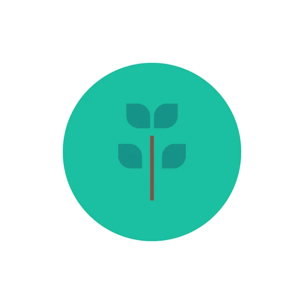 Sevimli simge vektör ağaç yaprak büyüme Filiz