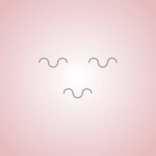 Dalga su simge vektör simgesi