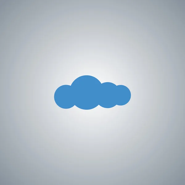 Bulut bulut bulutlu hava vektör Web simgesi