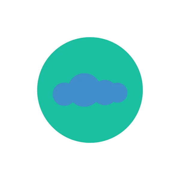 Bulut bulut bulutlu hava vektör Web simgesi