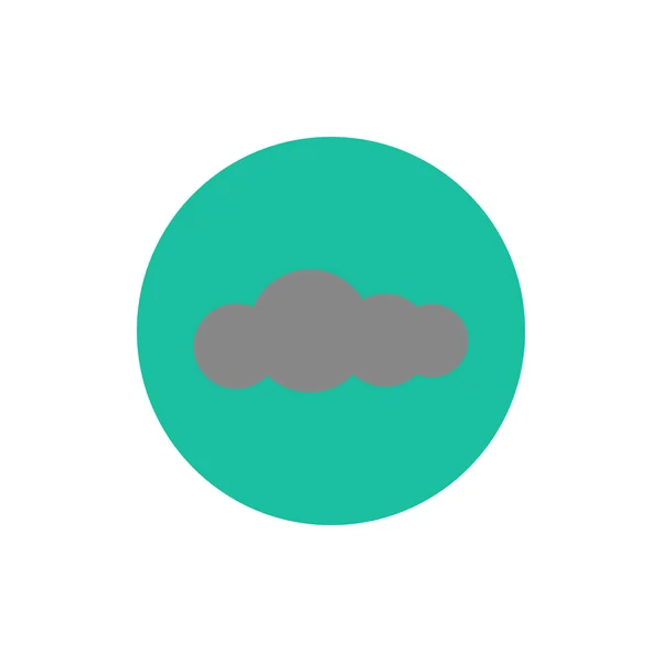 Bulut bulut bulutlu hava vektör Web simgesi