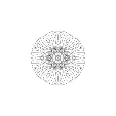 Boyama kitabı Mandala