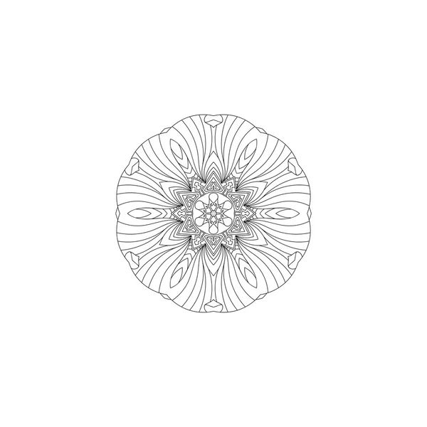 Malbuch Mandala — Stockvektor