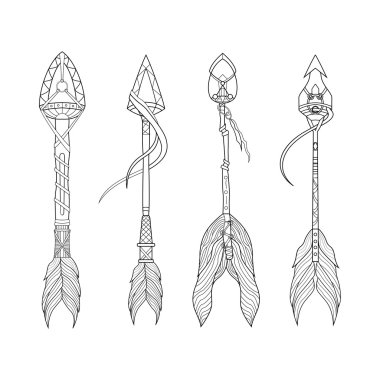 Dekoratif yerli okları