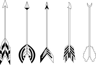 Dekoratif yerli okları