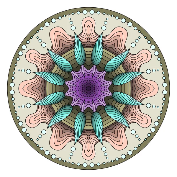 Mandala, mandalas de colores, arte mandala, diseño mandala, patrón mandala, tatuaje mandala, flor mandala, impresión mandala — Vector de stock