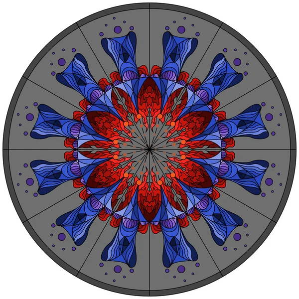 Mandala, bunte Mandalas, Mandala-Kunst, Mandala-Design, Mandala-Muster, Mandala-Tätowierung, Mandala-Blume, Mandala-Print — Stockvektor