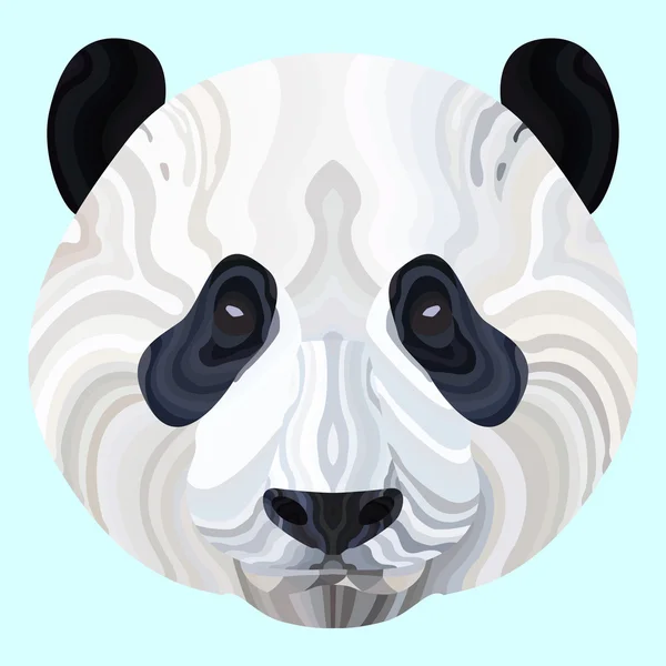 Retrato de Panda Gráficos vectoriales