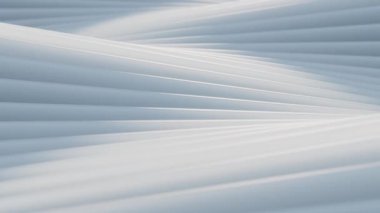 Yumuşak akışkan şekiller rahatlatıcı ve soyut bir manzara yaratır.