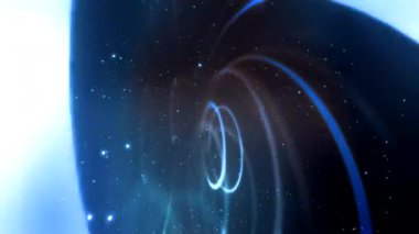 Uzay ve zamanda soyut görsel yolculuk