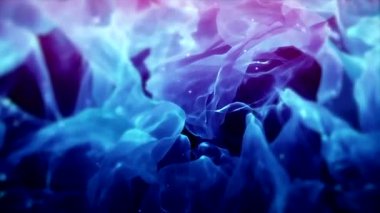 Mavi ve pembe renkli canlı soyut hareketler