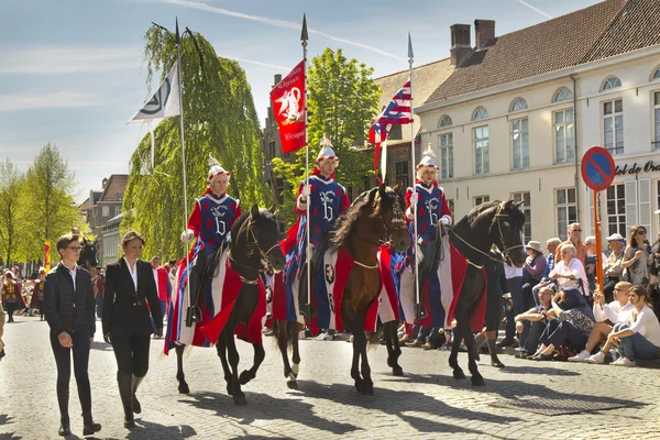 A szent vér felvonulás. — Stock Fotó