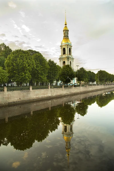 Catedral Naval de São Nicolau, São Petersburgo, Rússia . — Fotografia de Stock
