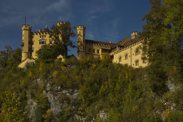 Schloss Hohenschwangau Oktober 2019 Schloss Hohenschwangau Bayern Deutschland — Stockfoto