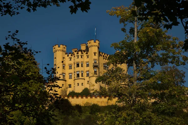 Schloss Hohenschwangau Oktober 2019 Schloss Hohenschwangau Bayern Deutschland — Stockfoto