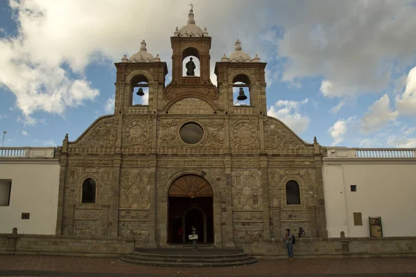 Riobamba Ecuador Juni 2019 Peterskyrkan Riobamba Katedralen Katedralen San Pedro — Stockfoto