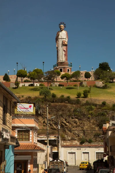 Alausi Ecuador Czerwca 2019 Pomnik San Pedro Alausi Ekwador — Zdjęcie stockowe