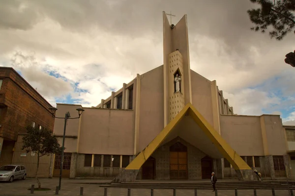 Cuenca Ecuador Junio 2019 Edificio Moderno Iglesia María Auxiliadora Cuenca — Foto de Stock