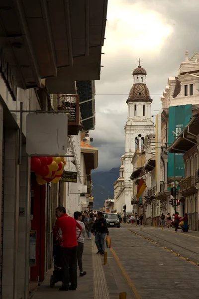 Cuenca Ecuador Липня 2019 Католицька Церква Санто Домінго Куенці Еквадор — стокове фото