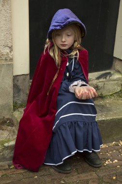 DEVENTER, NEtherlands, 14 ARALIK 2019. Dickens festivali Deventer, Hollanda 'da.