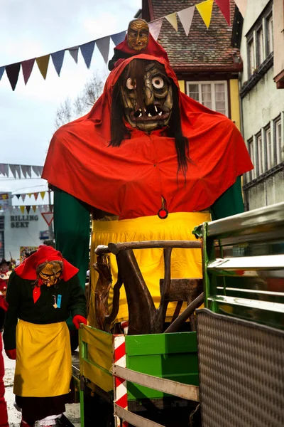 ドイツ シュターガート2020年1月19日 ドイツのシュトゥットガルトで伝統的な仮面カーニバルの行列 — ストック写真