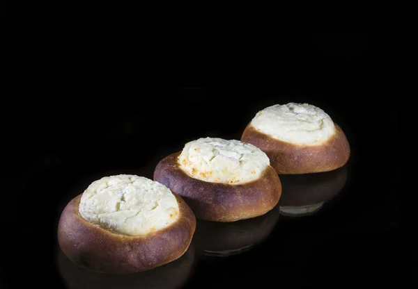 Cheesecake com queijo cottage — Fotografia de Stock