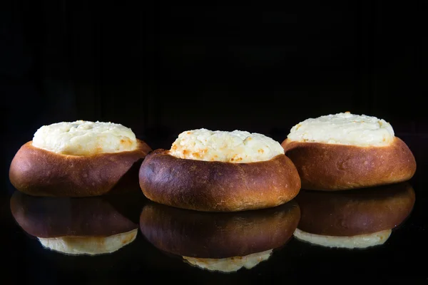 Tarta de queso con requesón — Foto de Stock