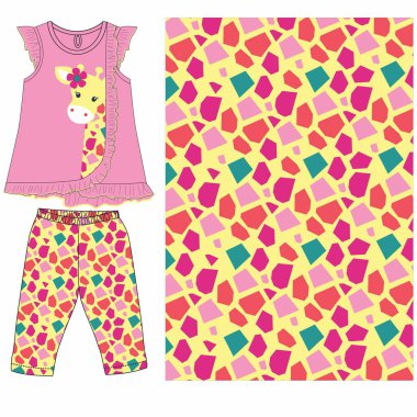 Kızlar için bebek kıyafetleri.