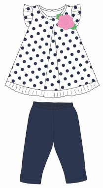 vektör kız kıyafetleri