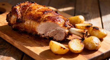 Patatesli domuz filetosu.