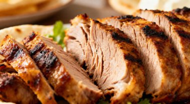 Kızarmış Yunan Izgara Jiroskop Tıraşlı Et