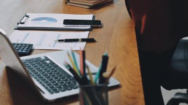 businessman working in office. business people working on laptop.
