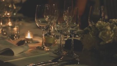 Bir grup insanın Şükran Günü 'nü kutlamak için şarap bardaklarıyla kadeh kaldırması ve uzay boşluğunu kopyalaması.