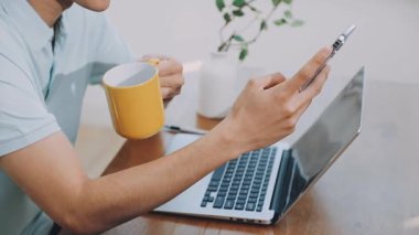 Accountant black woman working on laptop and do document, tax, exchange, accounting and Financial advisor concept.