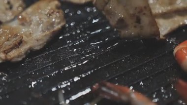 Wok 'ta Taze Karidesler Karıştır-Kızart - Profesyonel Deniz Ürünleri Pişirme