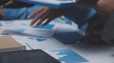 İş insanlar toplantı, ekip çalışması kavramı.