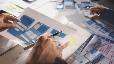 Çalışma çizim ile Mimar