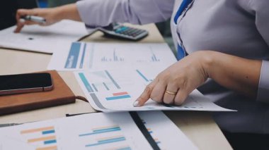 Professional Accountant Woman In Office Doing Accounting