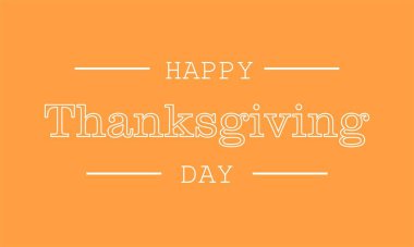 Şükran Günü Vektör İllüzyonu kutlu olsun. Dal ve Yapraklarla dolu bir arkaplanda El Yazması Metin.