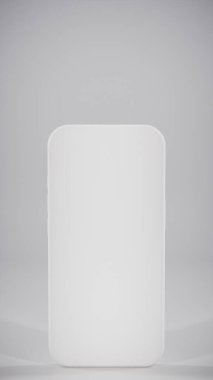 Üç boyutlu koyu mavi akıllı telefon, üçlü kamera ve mat kaplama. Dijital tasarım projelerinde teknolojik modeller, ürün gösterimi, mobil UI ve modern aygıt görselleştirmesi için ideal.