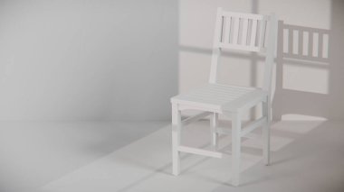 Dikey sırtüstü uzanan ve sağlam gövdeli normal bir yemek sandalyesi. Mobilya katalogları, ürün görselleştirme, iç tasarım projeleri ve modern dekor sunumları için mükemmel..