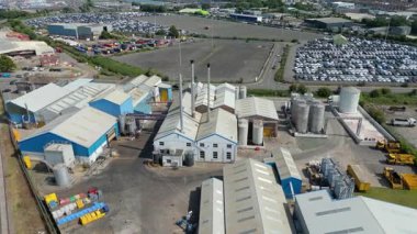 Ağır endüstriyel fabrikalar, kimyasal üretim, lojistik ve imalat için büyük altyapı, silo ve depolama, ağır mallar taşımacılığı Birleşik Krallık