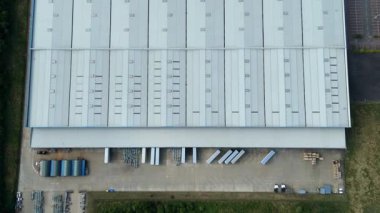 İthalat ihracat için büyük sanayi depoları ve dağıtım iş parkı, ulaşım ve lojistik, Magna Park, Lutterworth İngiltere