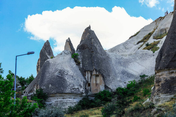 Известные пещерные дома в Каппадокии, Турция