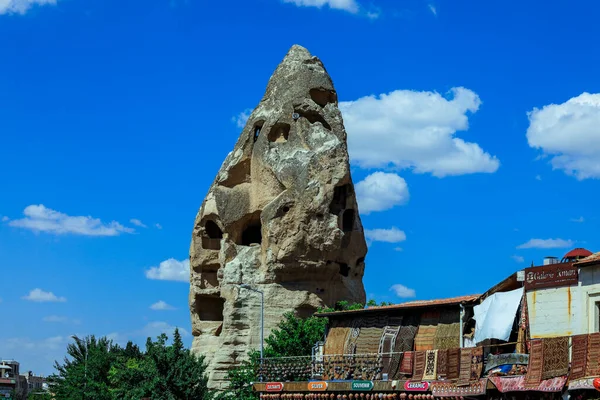 Cappadocië Turkije September 2020 Dagelijks Leven Van Toeristische Turkse Stad — Stockfoto