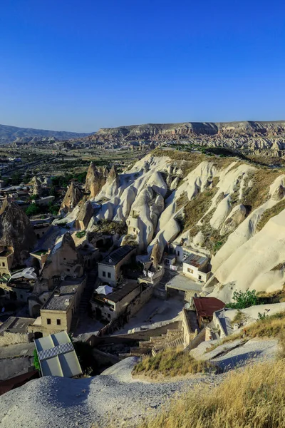 Türkiye Nin Kapadokya Kentindeki Türk Dağlarına Nanılmaz Görünüm — Stok fotoğraf