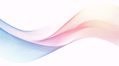 Akan Pastel Gradyan Noktalı Dalga Soyut Tasarım Arkaplanı.