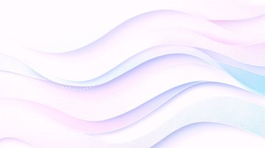 Yumuşak Pastel Gradyan Dalgalı Arkaplan.