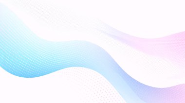 Yumuşak Pastel Soyut Dalgalı Arkaplan Yarı Tonlu Doku Doku, Pembe ve Mavi Gradyan.
