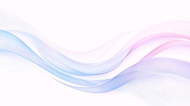 Renkli dalgalarla soyut arkaplan